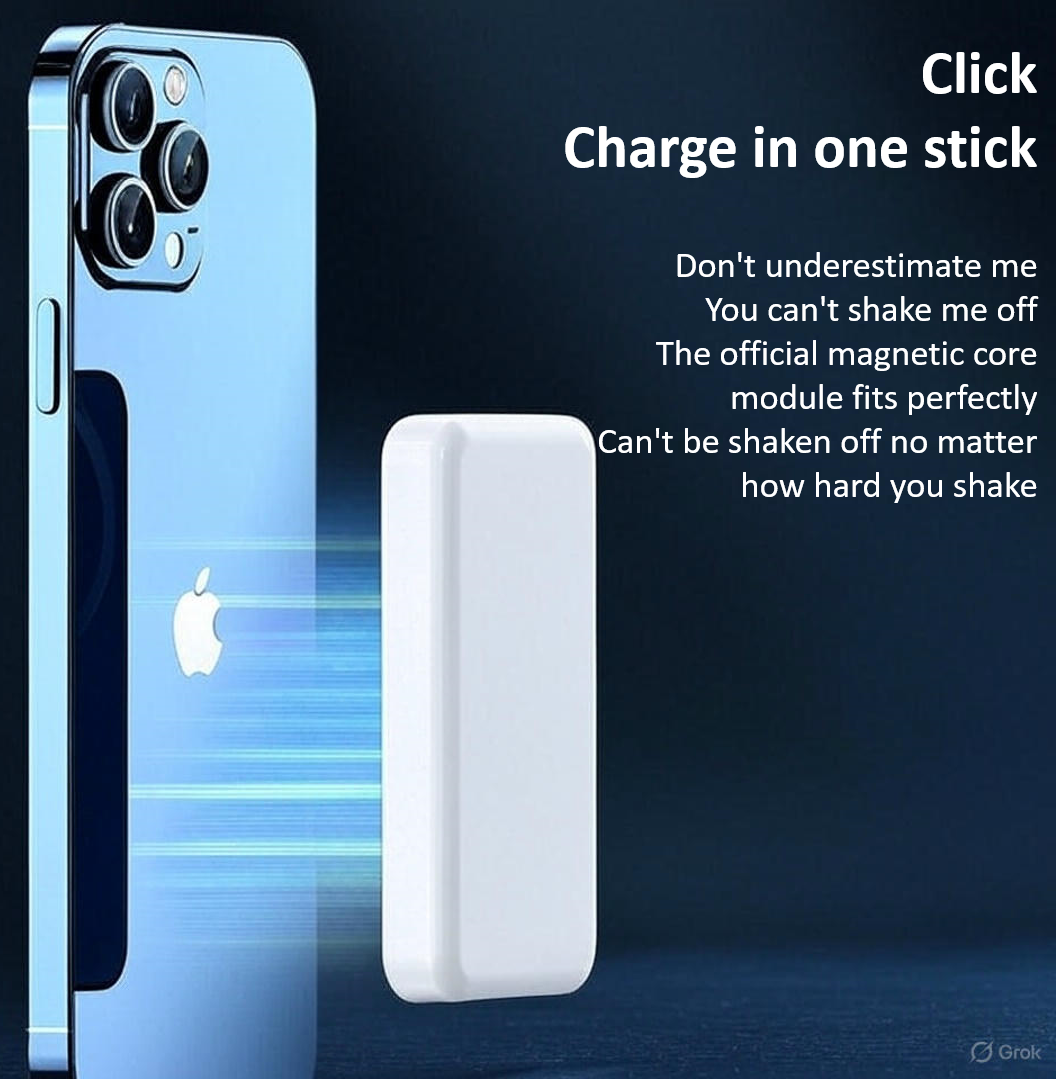MagSafe Magnetic Power Bank – Slim, Fast & Portable Wireless Charger for iPhone