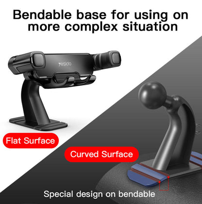 Car Phone Holder Mount – Air Vent Clip Hands-Free Cell Phone Holder for iPhone 16 Plus, Samsung & All Smartphones