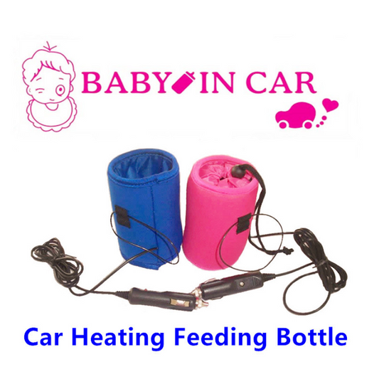 Portable Car Baby Bottle Warmer – 12V DC Travel Milk Heater Cup for Baby Feeding On-the-Go