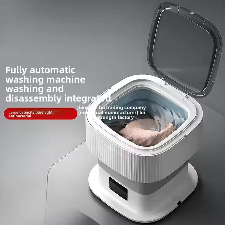 Foldable Mini Laundry Machine – Portable, Compact & Easy Washing for Travel, Dorm & Small Spaces