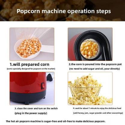 Mini Popcorn Machine – Compact, Stylish & Perfect for Home Movie Nights