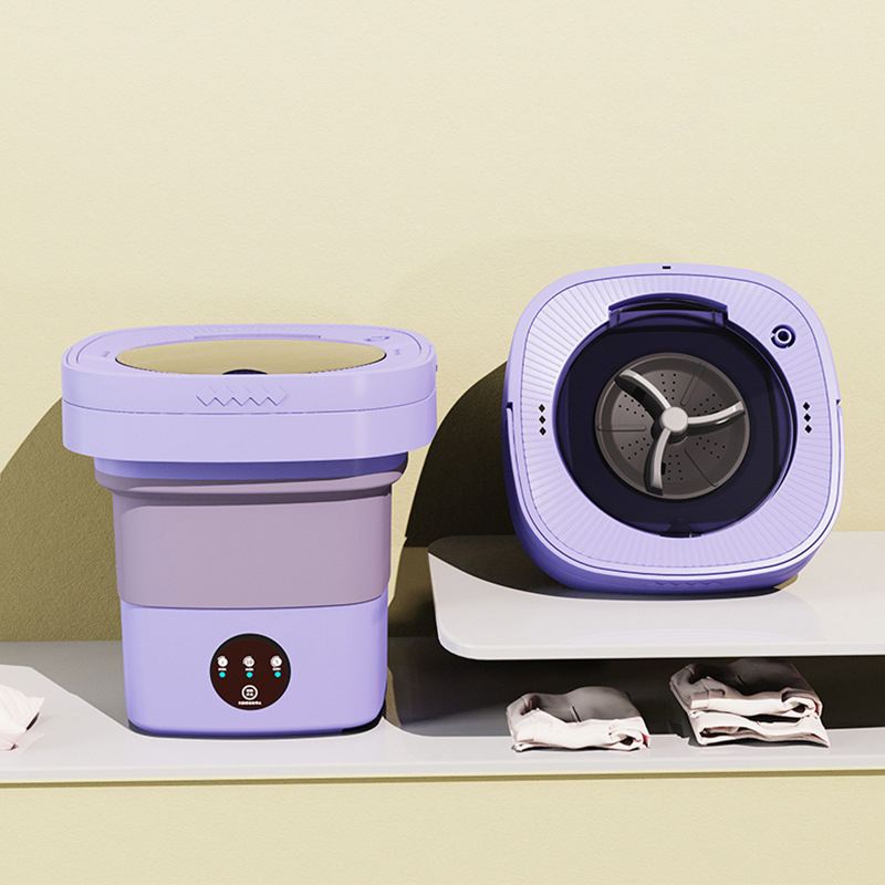 Foldable Mini Laundry Machine – Portable, Compact & Easy Washing for Travel, Dorm & Small Spaces