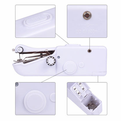 Super Mini Portable Sewing Machine – Handheld Electric Stitch Tool for Quick Repairs, Travel & Home Use