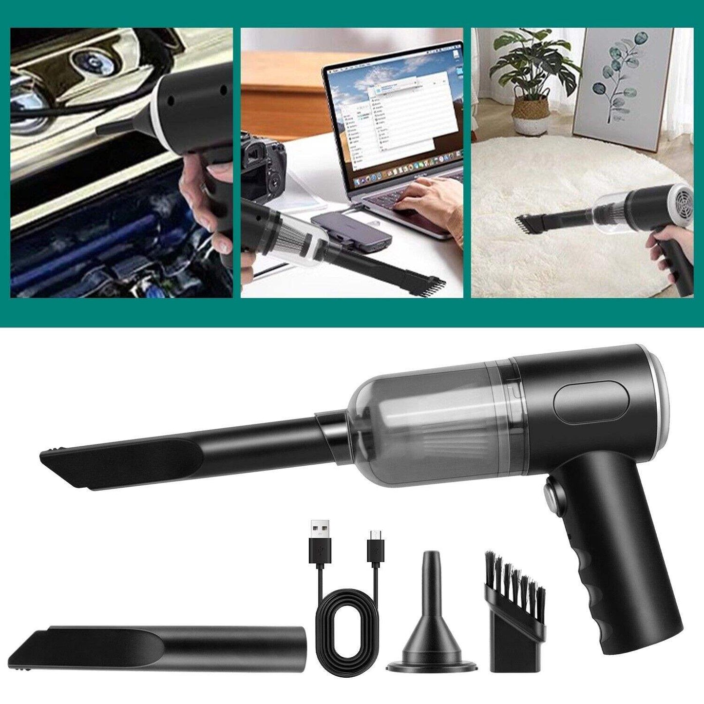 Smart Vacuum and Blower – Powerful 2-in-1 Cleaning for Home & Car