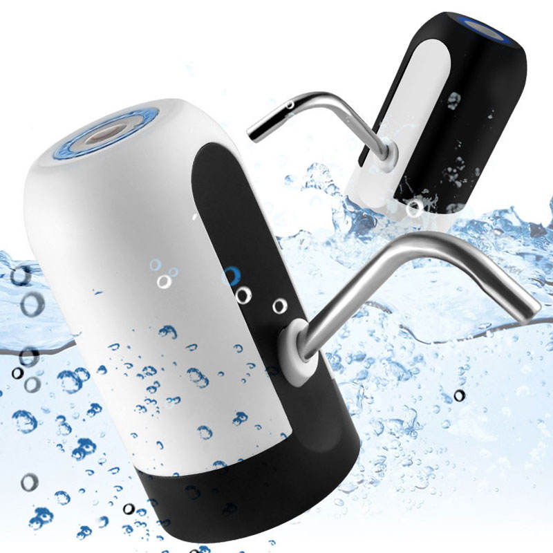 Stainless Steel Automatic Water Dispenser Pump – Portable USB Charging Drinking Bottle Pump for Home, Office & Travel